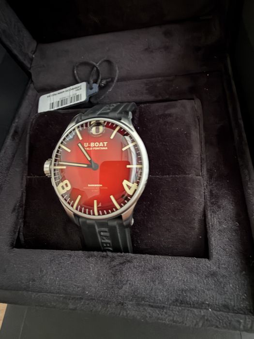 U-Boat Darkmoon 44 mm Red Soleil Ref. 8701. Full Set. Stan bardzo dobry