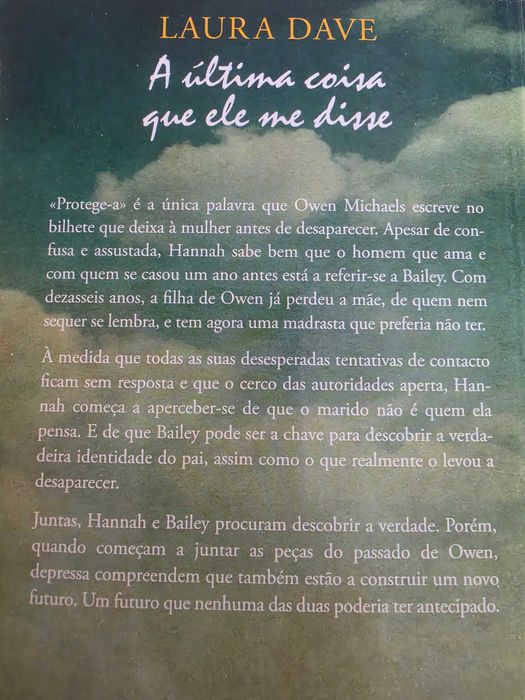 Livro de Laura Dave A Última Coisa que ele me Disse