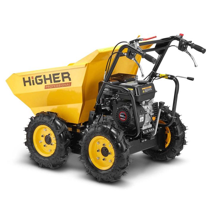 Taczka spalinowa mini wywrotka HIGHER wozidło silnik LONCIN 6,5 KM