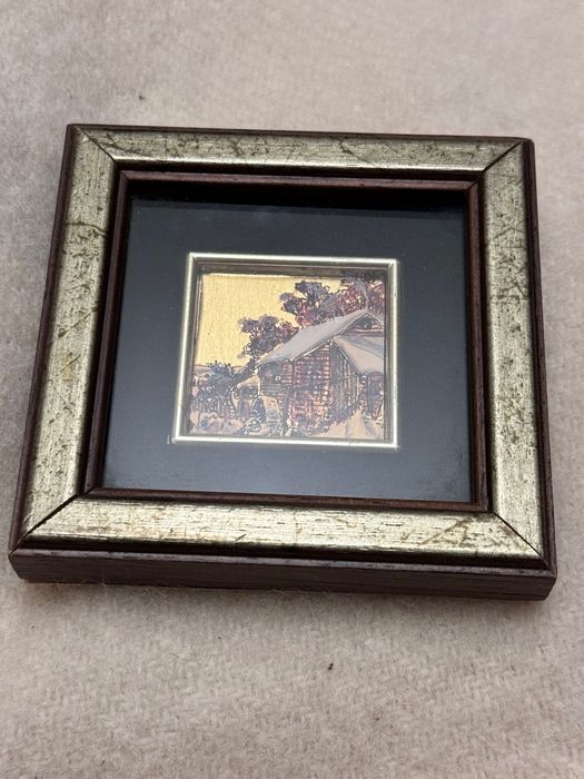 Картини мініатюри вінтаж Ітадія золота фольга , срібло