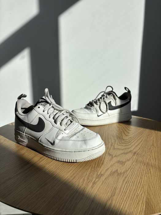 Кросівки Nike Air Force 1 Low White Black білі з чорним розмір 43