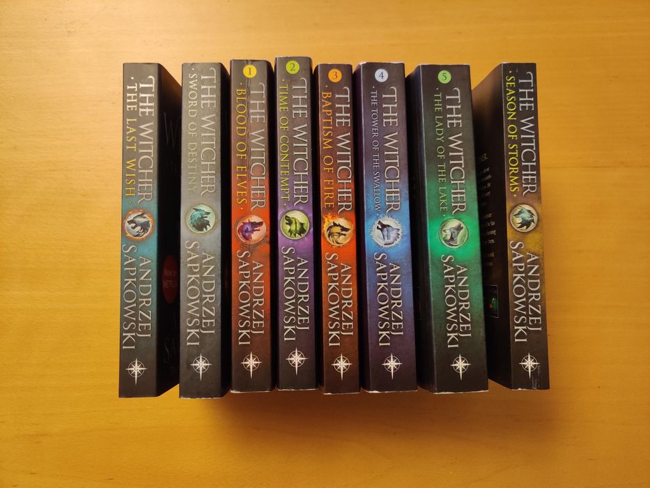 Coleção livros The Witcher inglês