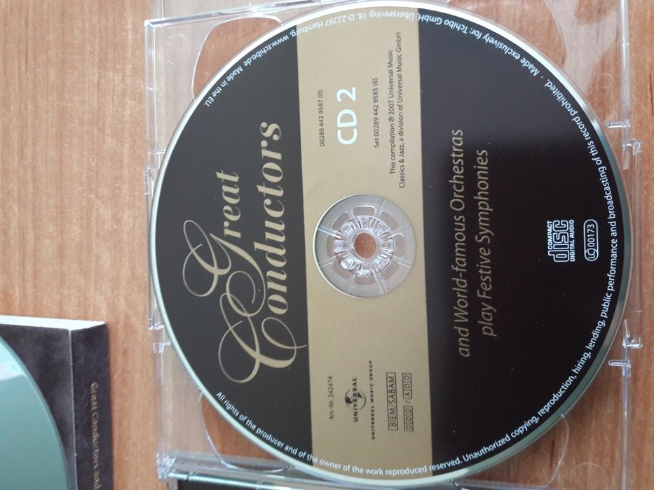 Cd z muzyką poważną Great conductors and world-famous