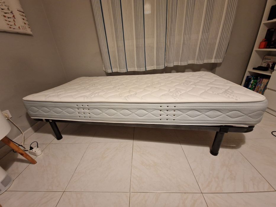 Cama e colchao 100x200