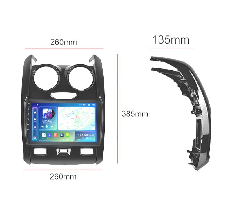 RÁDIO GPS ANDROID 13 DACIA DUSTER 10-17