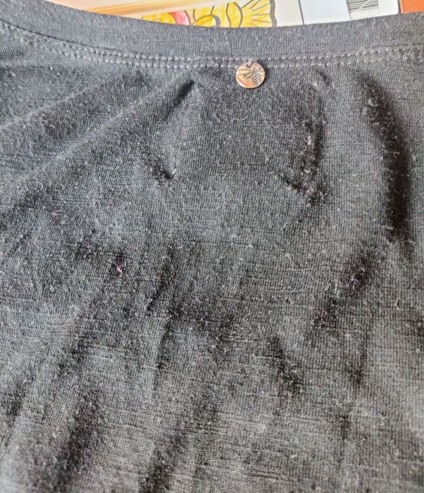 T-shirt, manga comprida, preta, La Mode est à Vous, 36