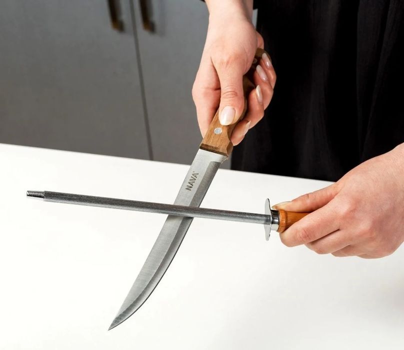 Ostrzałka Do Noży Stalka Osełka Tradycyjna Klasyczna Do Ostrzenia 30cm