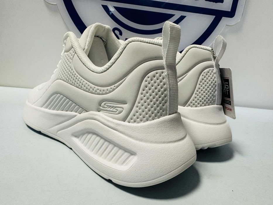 Skechers Bobs Buno 117151 / WHT   białe sneakersy 36 - 40