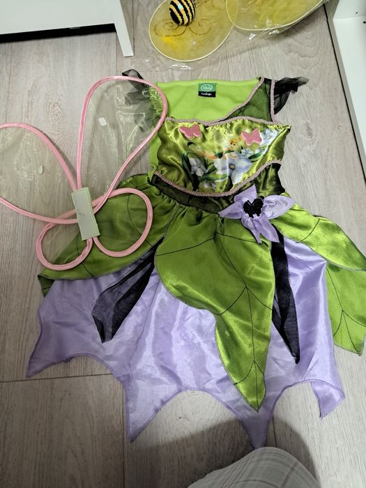 Strój dzwoneczek dzwoneczka wróżki dziewczynka 116/122