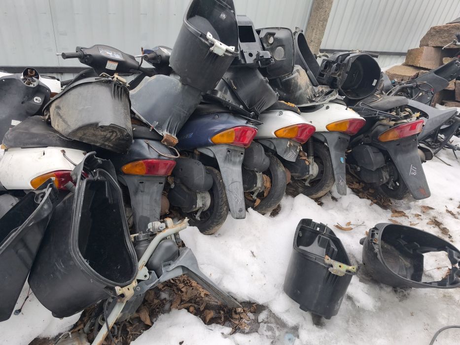 Пластик б у на Suzuki address v 50 v 125S G v100 lets 2 3 4 5 6 sepia