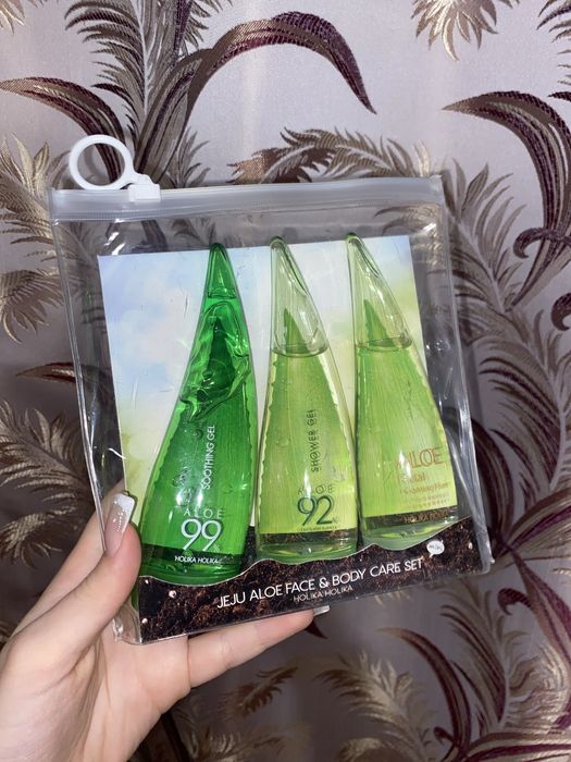 Aloe face and body care set
