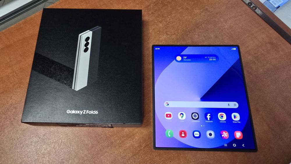 Samsung Galaxy Z Fold 6 5G Dual Sim 256GB/12GB RAM czarny, stan bdb, gwarancja
