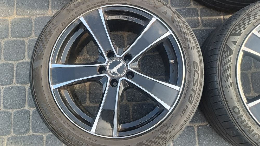 Felgi18 GMP 5*112 Audi Mercedes Skoda VW opona lato kpl