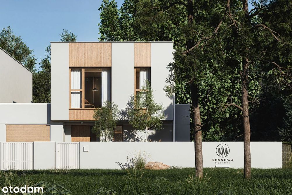 Nowoczesny dom przy lesie, 1,5 km od Siedlec – ogród, garaż, spokój