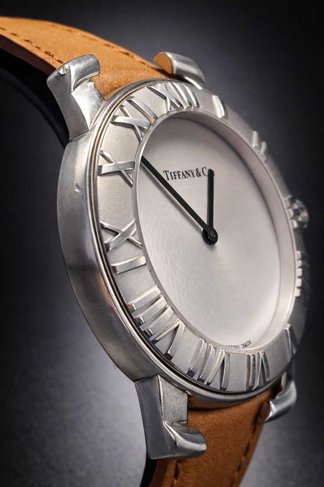 Zegarek Tiffany Atlas srebro! 37mm
