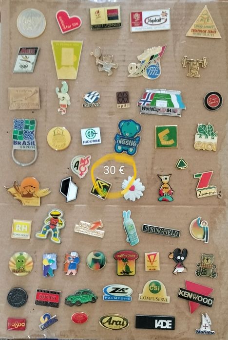 Pins diversos temas