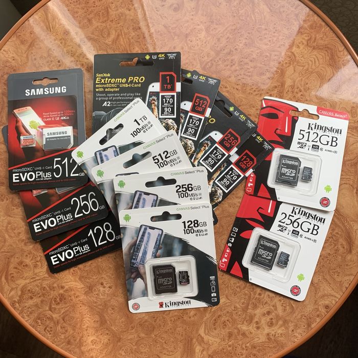 ‼️СРОЧНО‼️Скоростная Карта памяти MicroSD 512/256/128/64гб Флешка USB