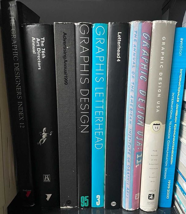 Livros e anuários de Design Gráfico