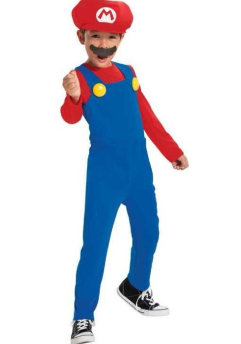 Super Mario Bross postac kultowej gry kostium na bal