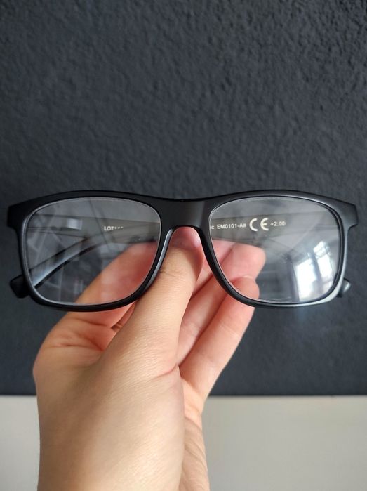 Okulary do czytania moc +2.00 Eye Medic czarne
