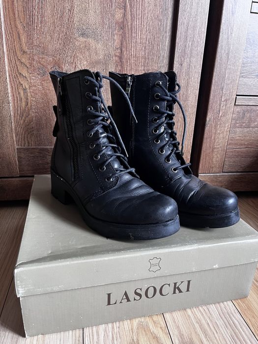 Skórzane buty Lasocki