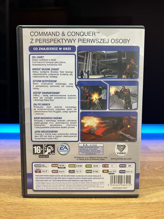 Command & Conquer Renegade (PC PL 2002) DVD BOX polskie wydanie