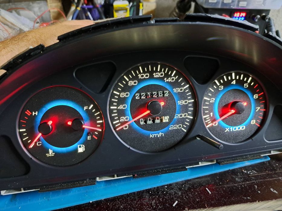 Пересвет приборной панели