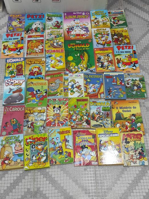 Livros de desenho animado antigos