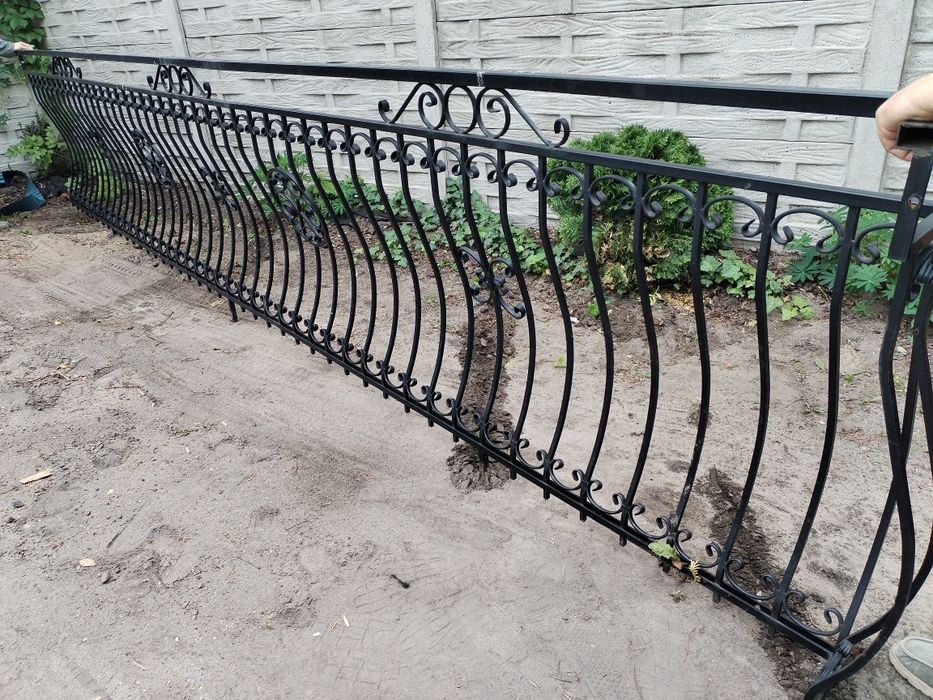 Balustrada kuta zdobiona