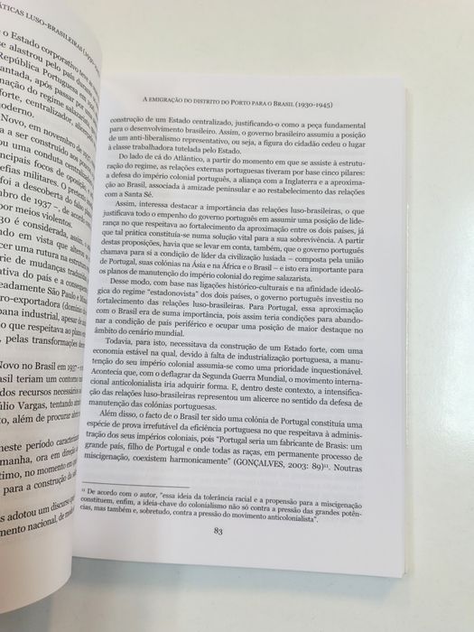 A emigração do Distrito do Porto para o Brasil (1930-1945)