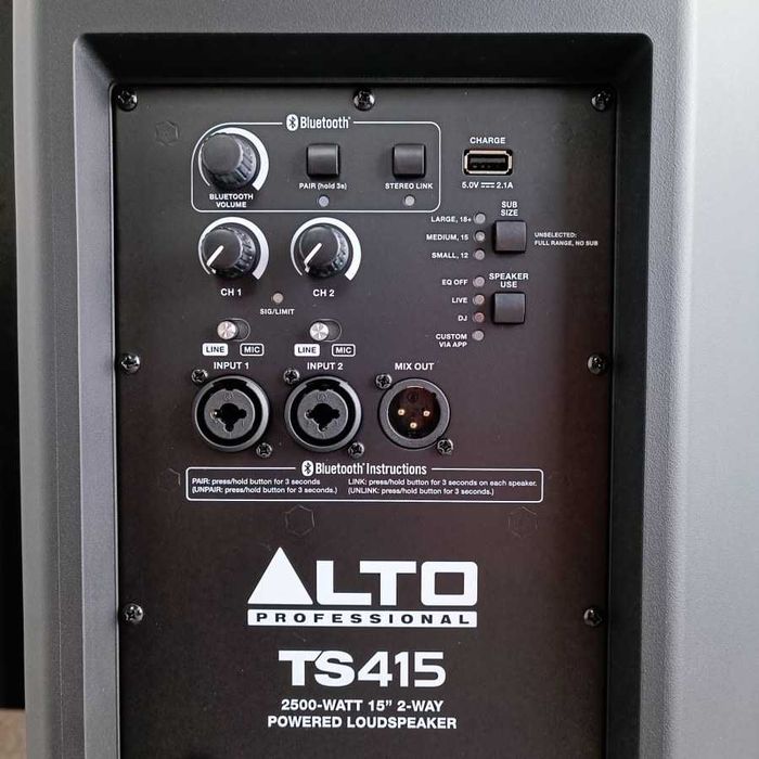 Alto TS18S TS415 novo por estrear