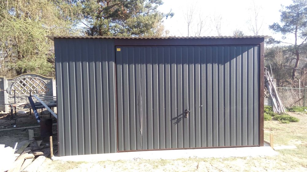 Garaże blaszane blaszak wiata magazynek schowek 3x5