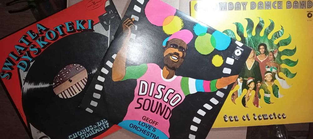 Zestaw 3 płyt winylowych Disco Dance Dyskoteka lata70/80te vintage PRL