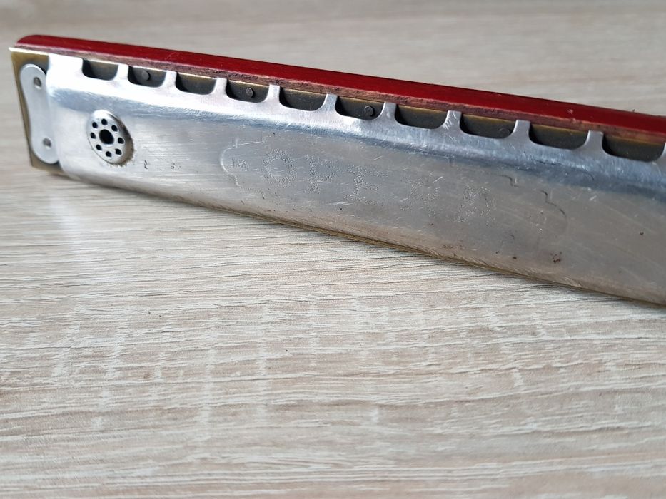 Stara Zabytkowa Harmonijka 48 Ustna Ligna Opera Made In Czechoslovakia