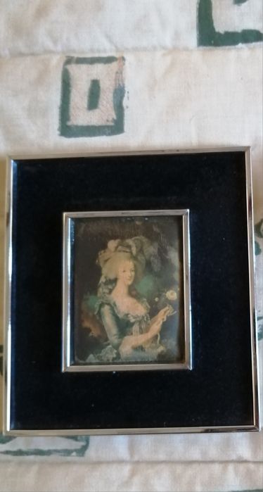 Pequenos quadros com imagem senhora com menino