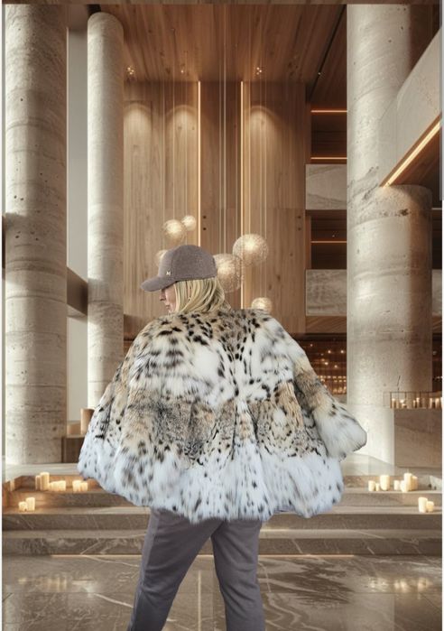 Ексклюзив не норка норкова шуба рись, рисі канадська рысь, рыси 65 см