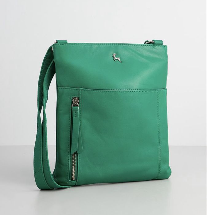 Ashwood Leather - zielona torebka skórzana - NOWA