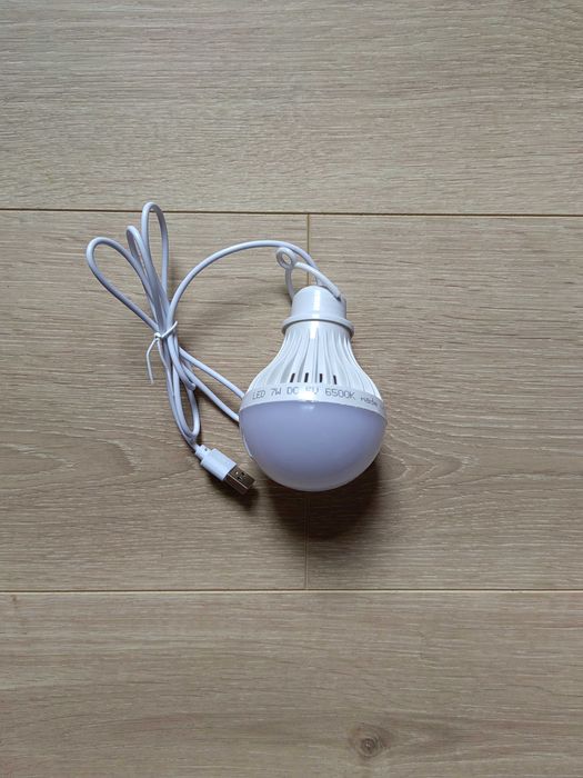 Лампочка лампа по USB. 7w. Лампочка для повербанка