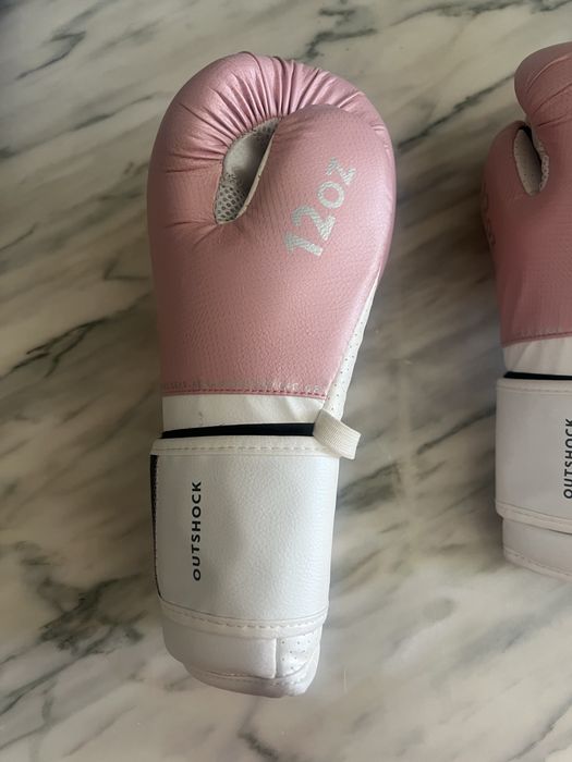 Luvas boxe rosa