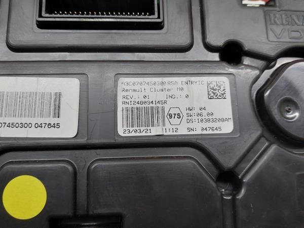 Quadrante / painel de instrumentos RENAULT Master III (FV)