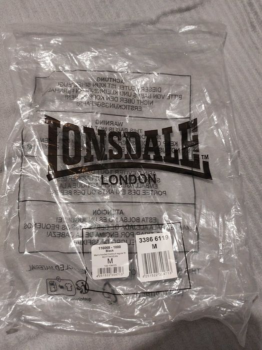 Dres męski LONSDALE czarny rozmiar M