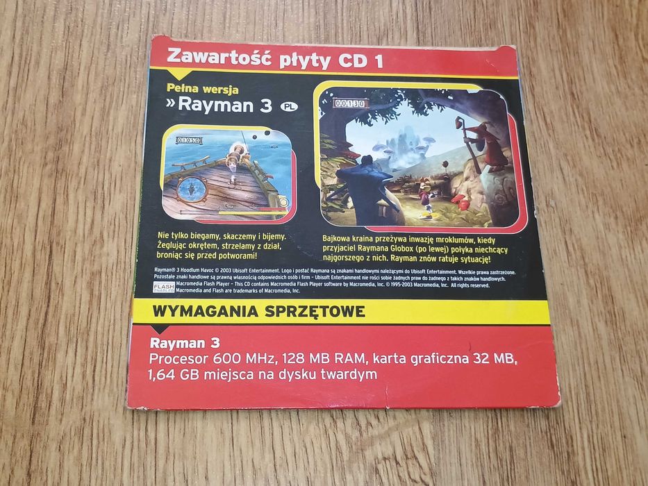 Rayman 3 PC płyta instalacyjna CD1