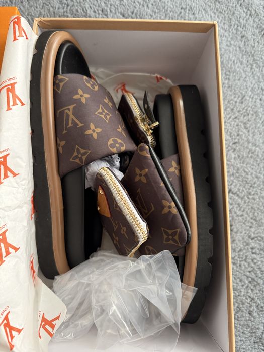 Klapki lv 37 brazowe