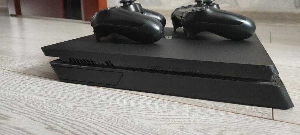 Ps4 slim 1tb игровая приставка, плейстэйшон без джоя