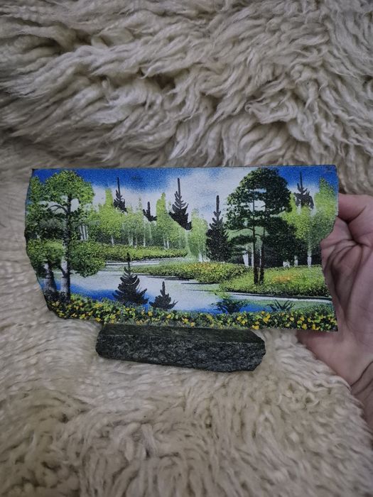 Сувенир Картина на камне