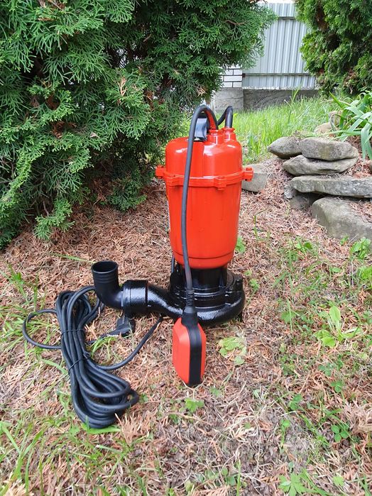 Насос 2,6 kW Фекальный Дренажный з НОЖОМ (ТІЛЬКИ ДОСТАВКА ПОШТОЮ)