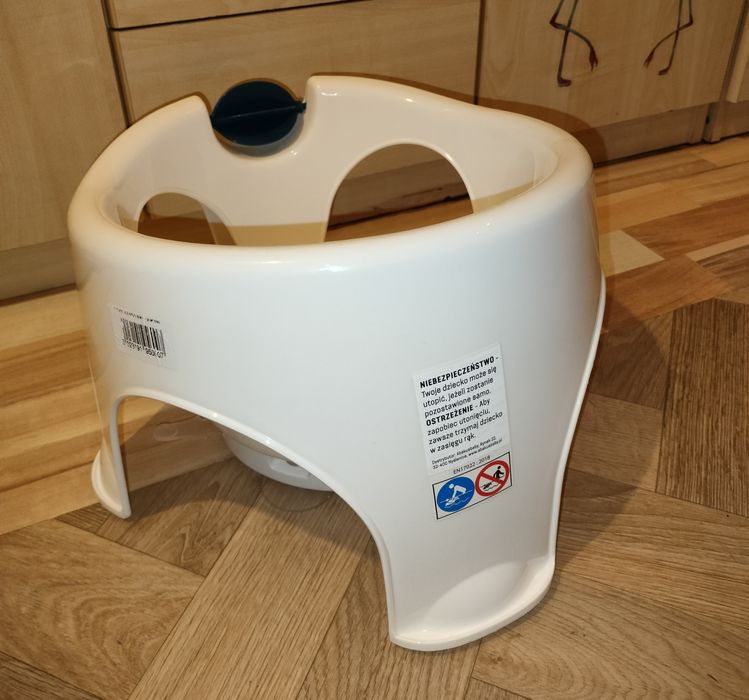 Krzesełko do kąpieli dla dziecka  7-16 miesięcy. Białe. Thermobaby Aquafun.