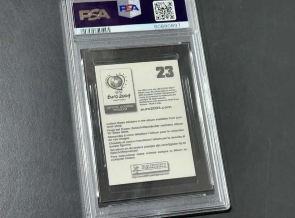 Cristiano Ronaldo Panini UEFA Euro 2004