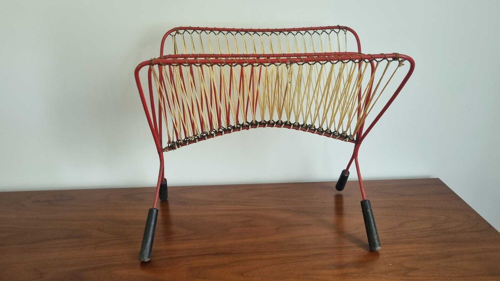Gazetnik żyłkowy Design PRL lata 60