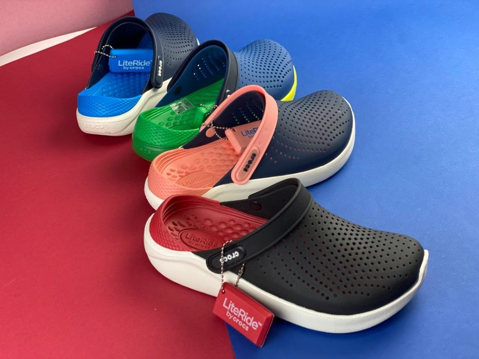 Мужские Кроксы Crocs LiteRide Сабо Лайт Райт 36-45 р